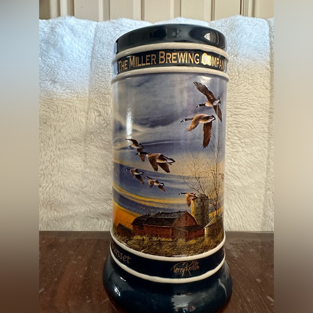 Silent sunset stein mug